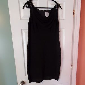 Very flattering black dress